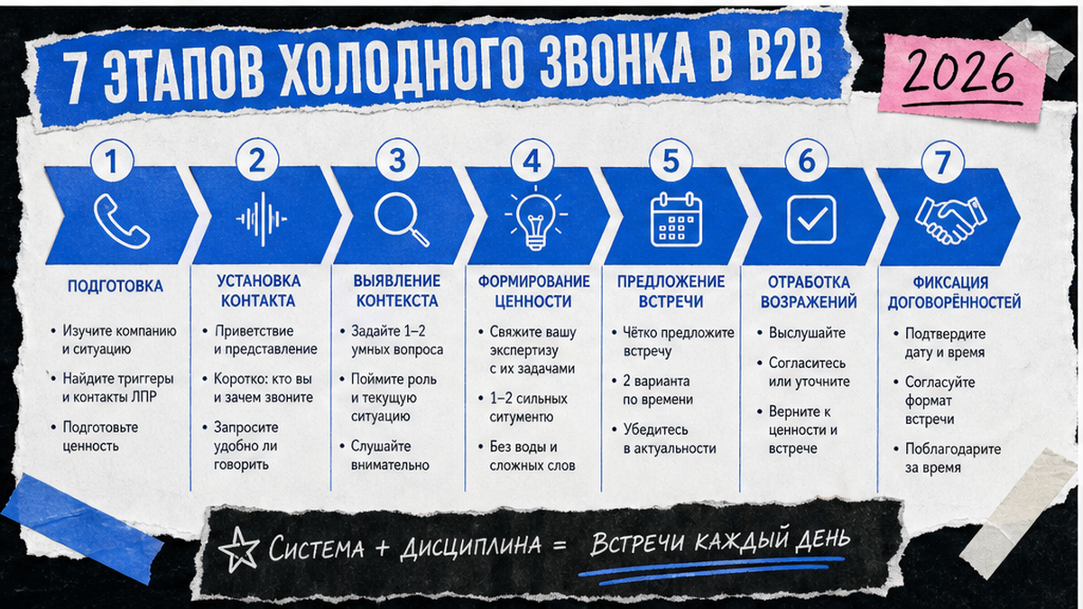 Чеклист подготовки базы перед холодными звонками