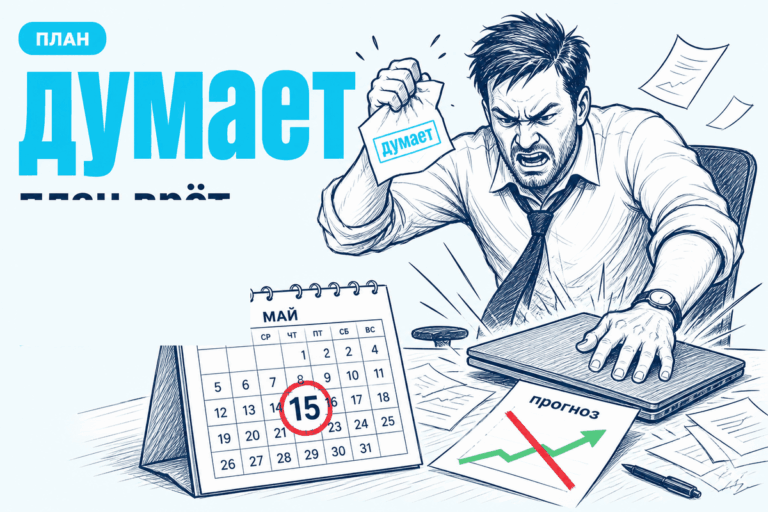 РОП смял карточку «думает» и хлопнул ноутбук: план месяца врёт