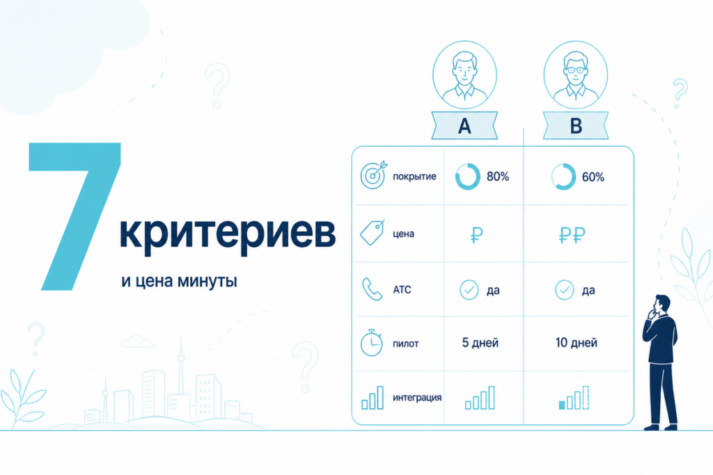 7 критериев и цена минуты