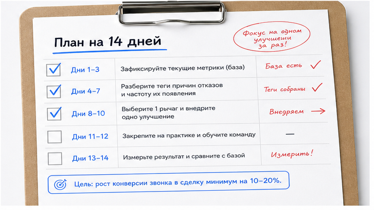 Иллюстрация: Чеклист РОП: что проверить за одну неделю