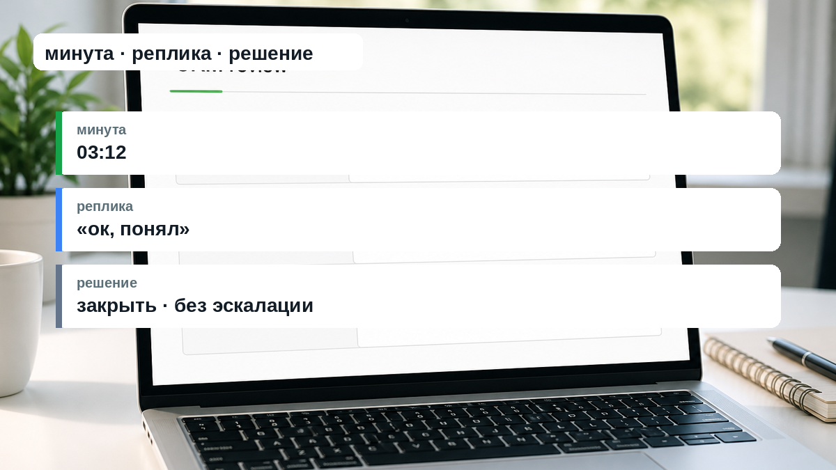 Минута, реплика, решение в комментарии